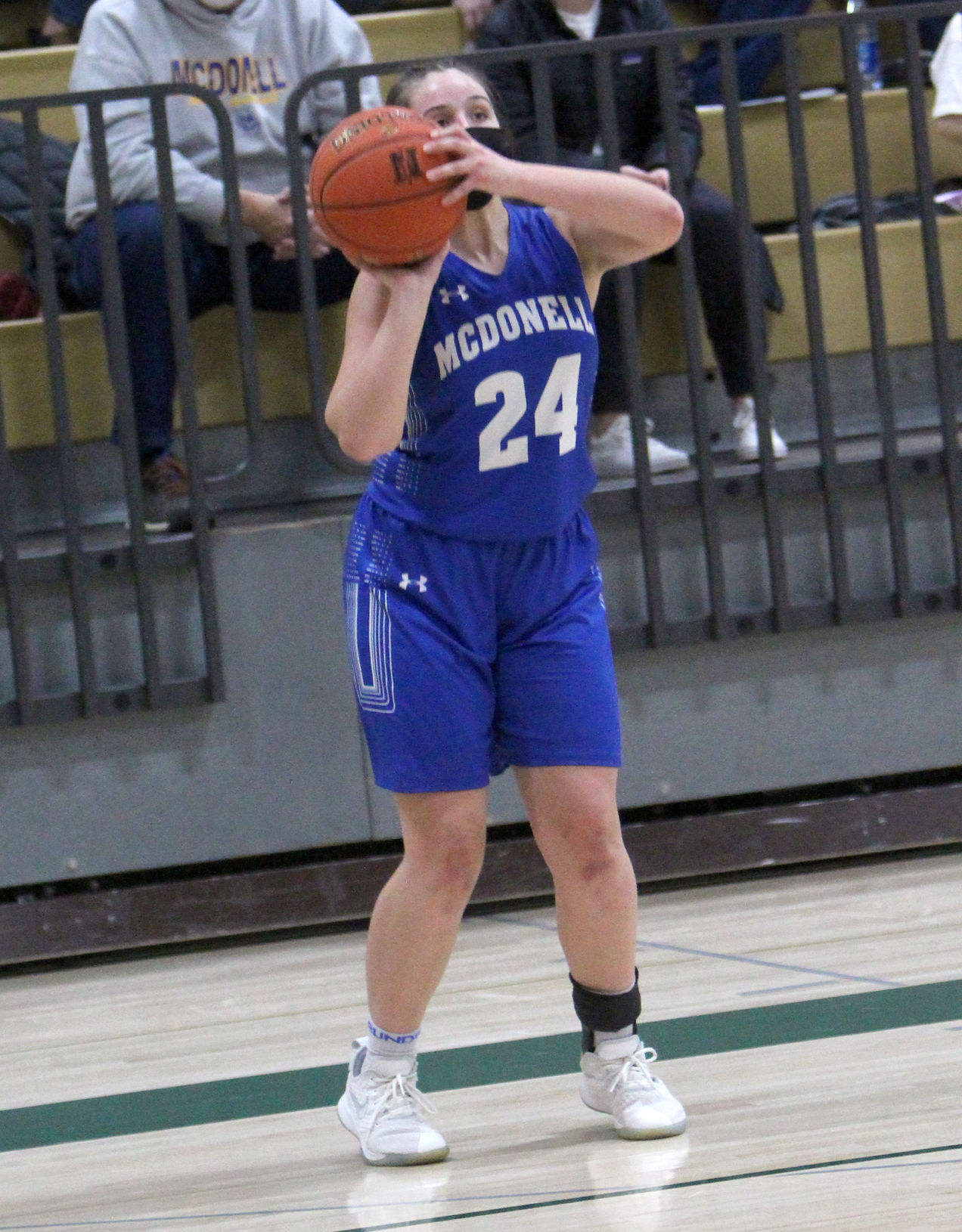 McDonell girls basketball at Northwood 2-18-21